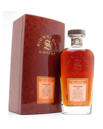 Springbank 1970 36 jaar oud Sherry Butt Signatory