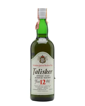 Talisker 12 jaar oud Bottled 1970's