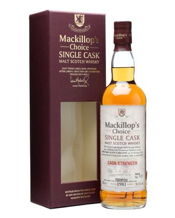 Tomintoul 1981 29 jaar oud Cask #5961 Mackillop's