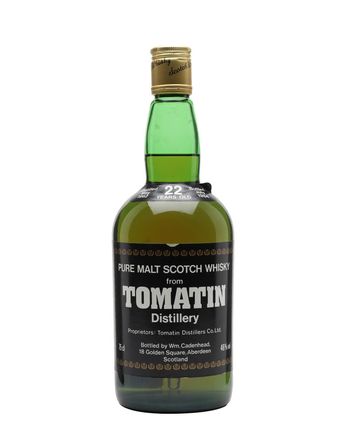 Tomatin 1962 22 jaar oud Cadenhead's