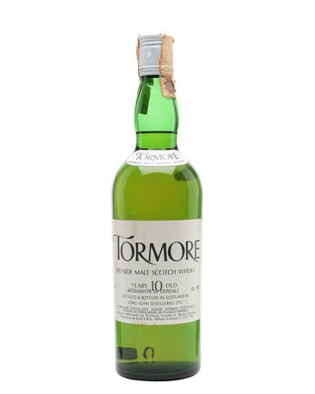 Tormore 10 jaar oud Bottled 1980s Green Bottle