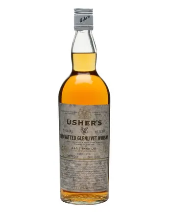 Usher's Old Vatted Glenlivet Bottled 1970s