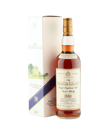 Macallan 1980 18 jaar oud