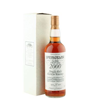 Springbank 21 jaar oud First Bottling of 21st Century